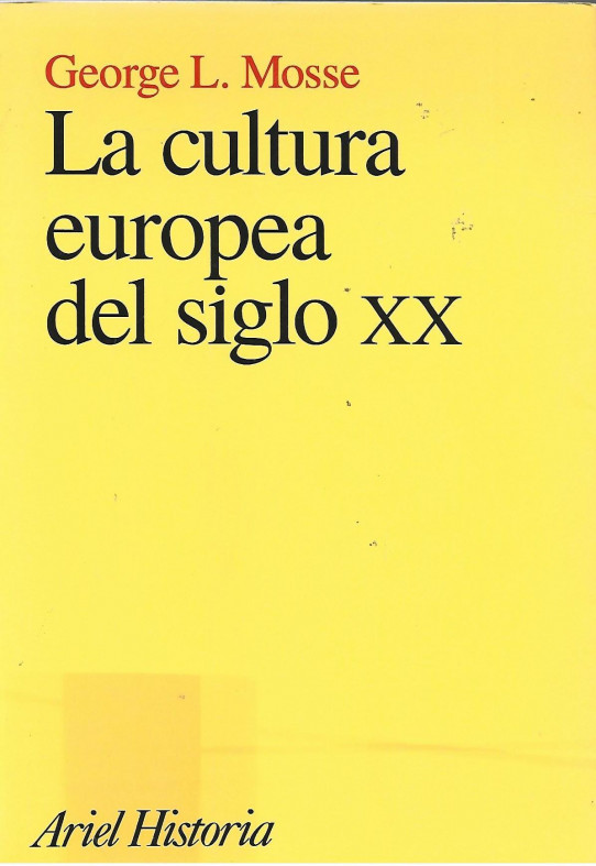 LA CULTURA EUROPEA DEL SIGLO XX