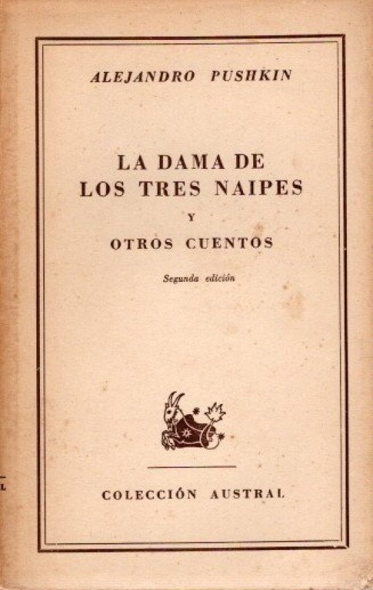 LA DAMA DE LOS TRES NAIPES Y OTROS CUENTOS