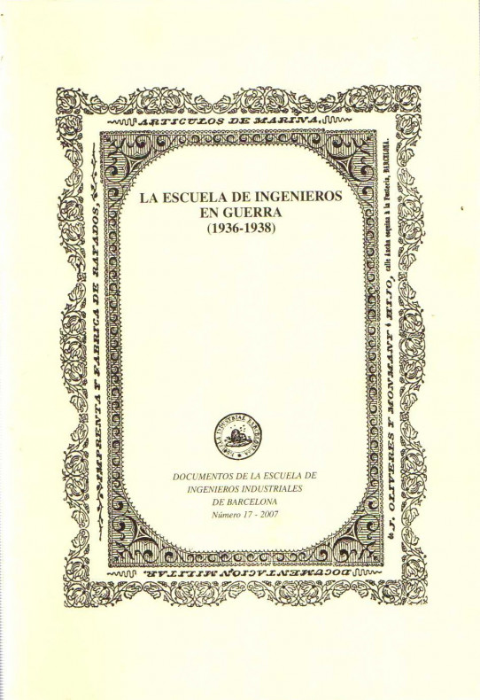 LA ESCUELA DE INGENIEROS EN GUERRA (1936-1938)