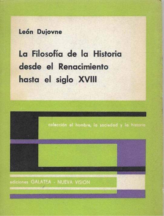 LA FILOSOFIA DE LA HISTORIA DESDE EL RENAVIMIENTO HASTA EL SIGLO XVIII