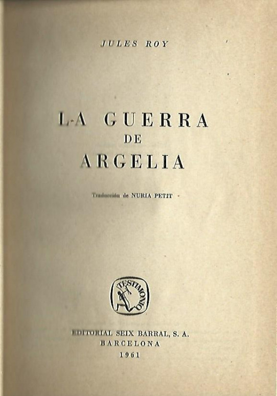 LA GUERRA DE ARGELIA