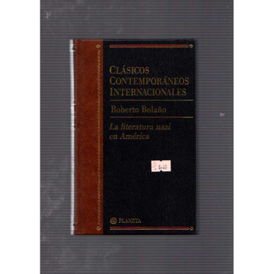 La literatura nazi en América / Roberto Bolaño