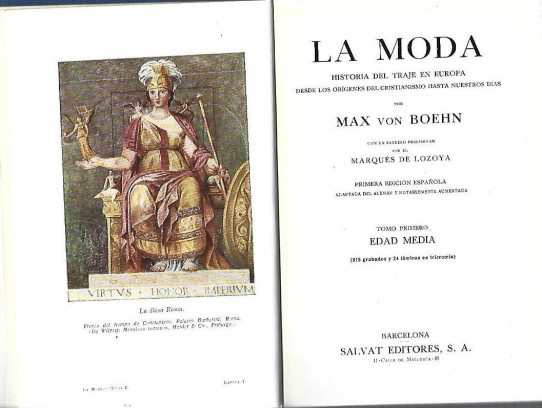 LA MODA. Historia del traje en Europa desde los orígenes del cristianismo hasta nuestros días. 10 Volúmenes. ( de 12)