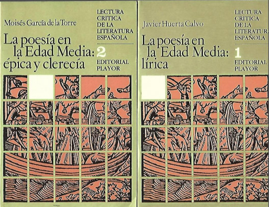 LA POESÍA EN LA EDAD MEDIA: LÍRICA, ÉPICA Y CLERECÍA (2 VOLÚMENES)