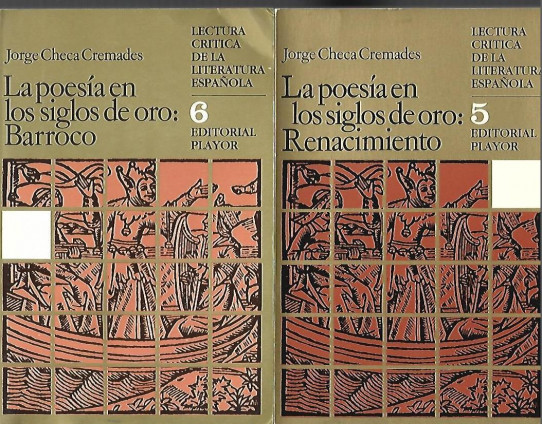 LA POESÍA EN LOS SIGLOS DE ORO: BARROCO Y RENACIMIENTO (DOS VOLÚMENES)