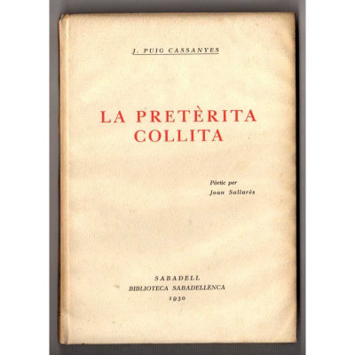 La pretèrita collita / J. Puig Cassanyes