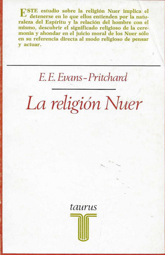 La religión Nuer.