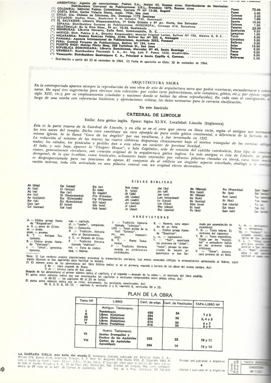 LA SAGRADA BÍBLIA MÁS BELLA DEL MUNDO Octavo volumen dedicado a los MONUMENTOS RELIGIOSOS