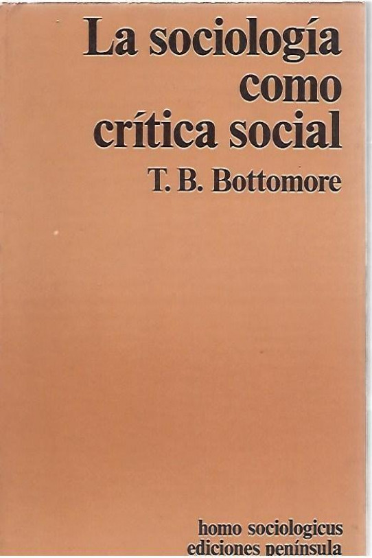 LA SOCIOLOGIA CONO CRITICA SOCIAL