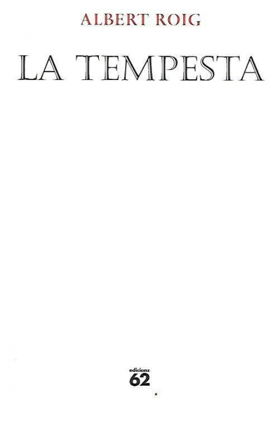 LA TEMPESTA  (Poesia)