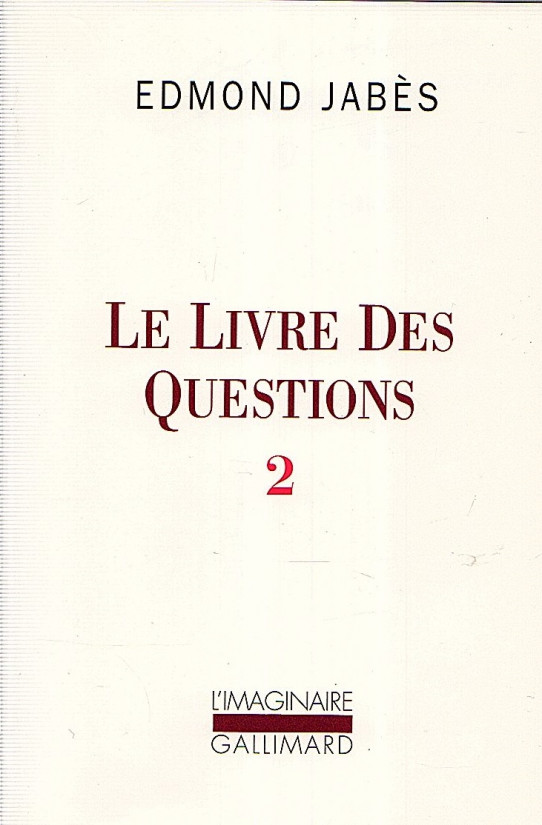 LE LIVRE DES QUESTIONS 2