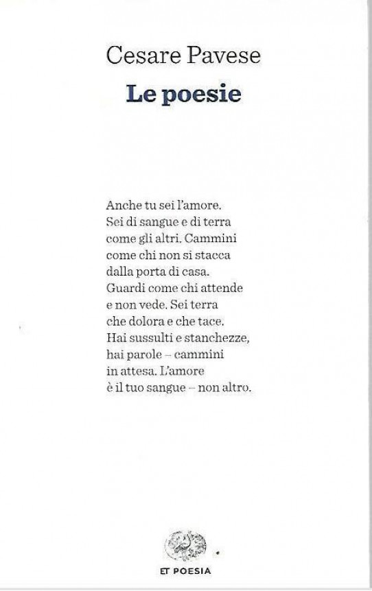 LE POESIE   (Cesare Pavese)