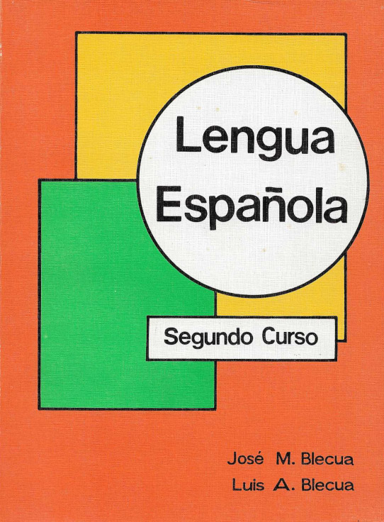 Lengua española. 2 volúmenes.