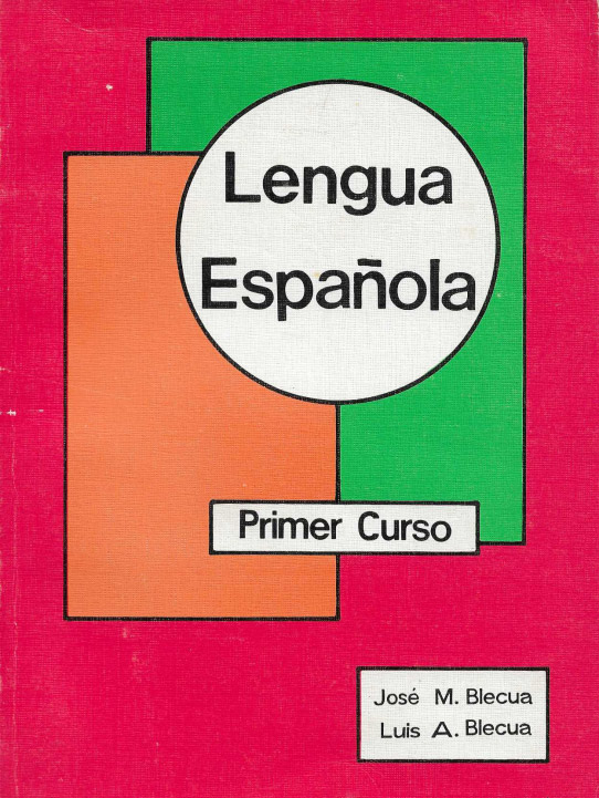 Lengua española. 2 volúmenes.