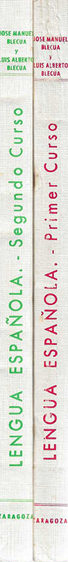 Lengua española. 2 volúmenes.