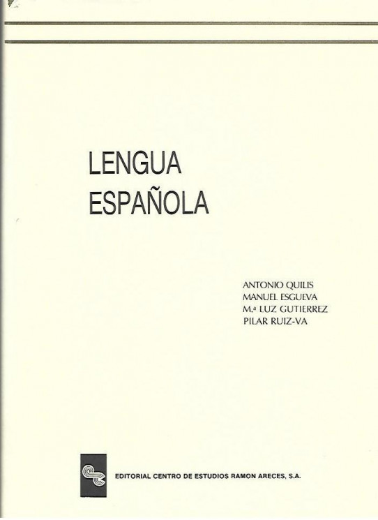 LENGUA ESPAÑOLA. Curso de acceso