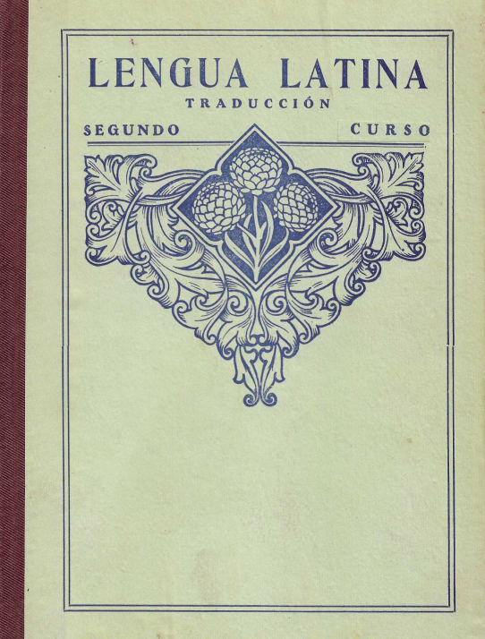 Lengua latina. Traducción. Segundo curso.