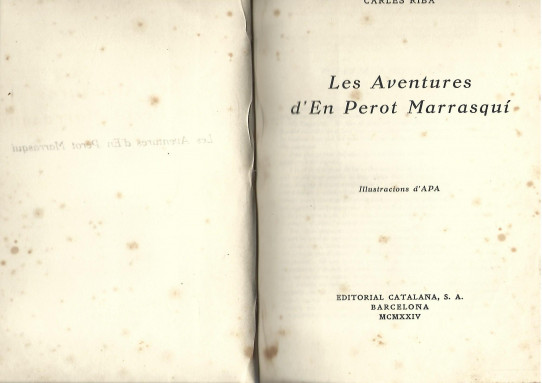 LES AVENTURES D'EN PEROT MARRASQUÓ