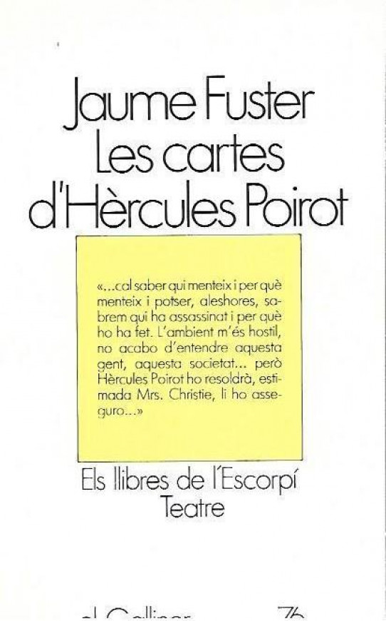 LES CARTES D'HÈRCULES POIROT