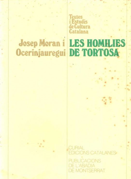 LES HOMILIES DE TORTOSA