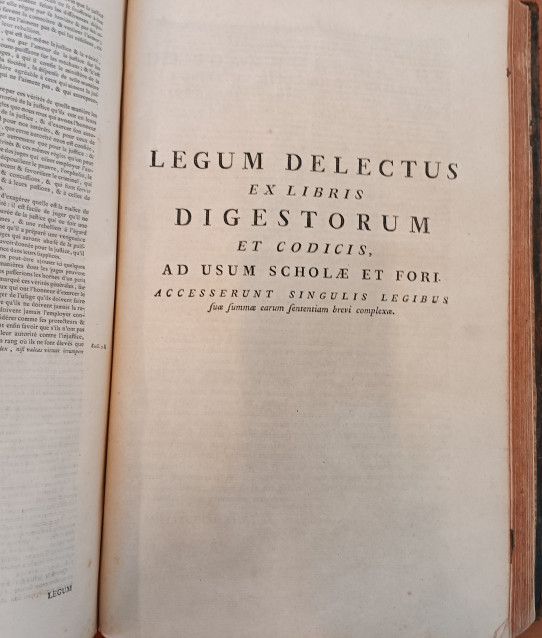 LES LOIX CIVILES DANS LEUR ORDRE NATUREL, LE DROIT PUBLIC, ET LEGUM DELECTUS