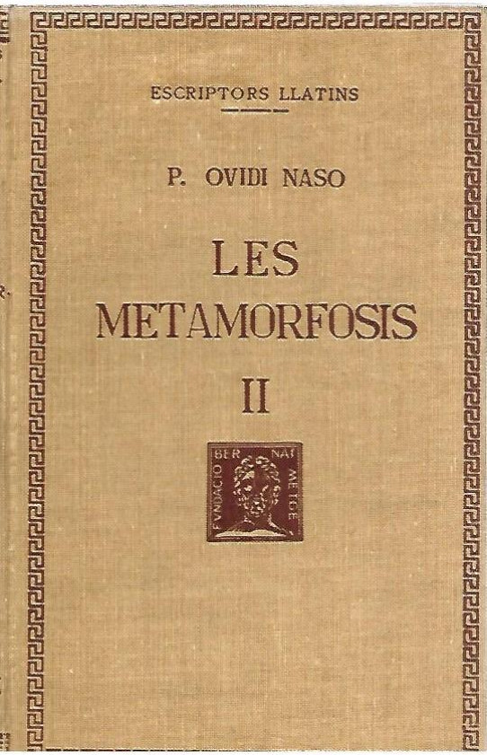 LES METAMORFOSIS Volum II  (Ovidi)