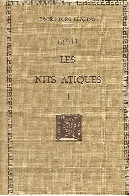 LES NITS ATIQUES  3 Volums.   (Gel.li)