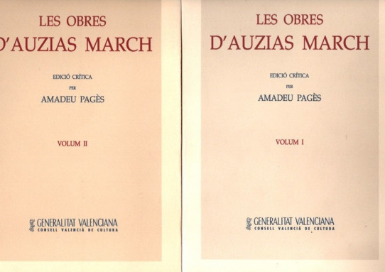 LES OBRES D'AUZIAS MARCH VOLUMS I I II