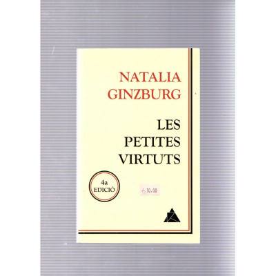 Les petites virtuts / Natalia Ginzburg