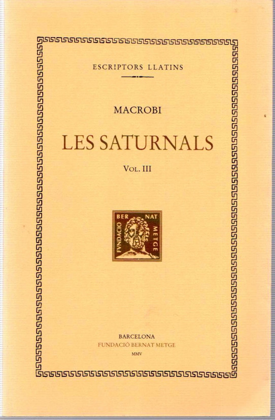LES SATURNALS 4 Volums Obra Completa (I, II, III i IV)