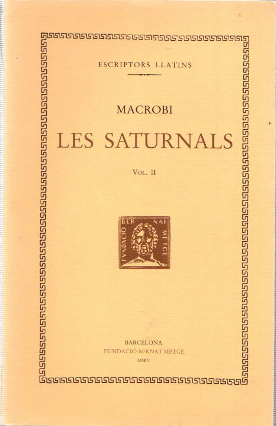 LES SATURNALS 4 Volums Obra Completa (I, II, III i IV)