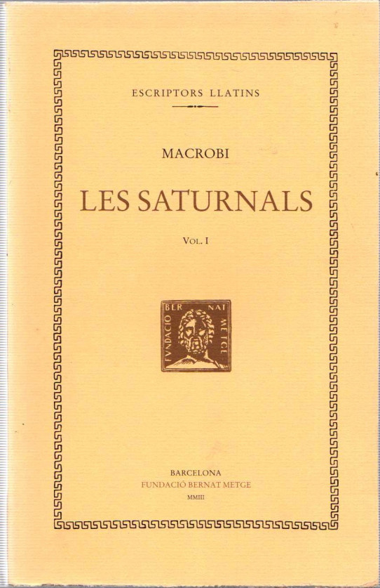 LES SATURNALS 4 Volums Obra Completa (I, II, III i IV)