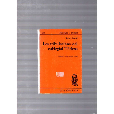 Les tribulacions del col·legial Törless / Robert Musil