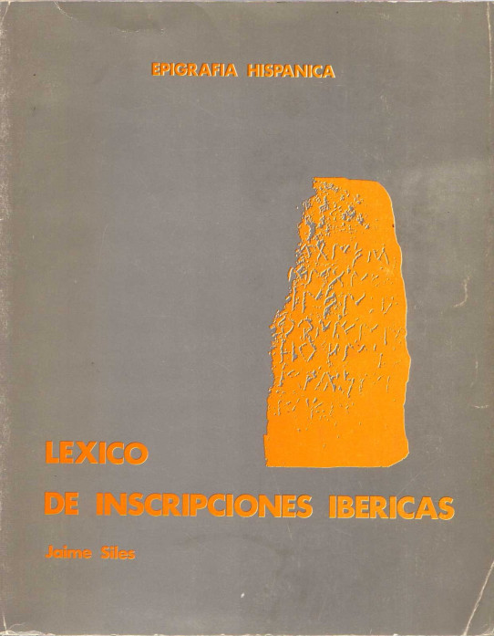LEXICO DE INSCRIPCIONES IBERICAS