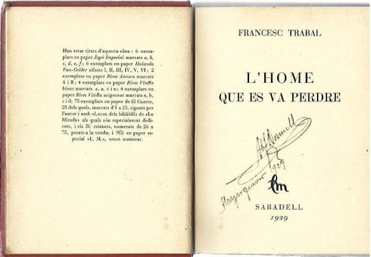 L'HOME QUE ES VA PERDRE