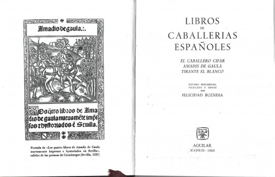 LIBRO DE CABALLERIAS ESPAÑOLAS