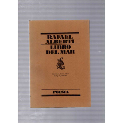 Libro del Mar / Rafael Alberti