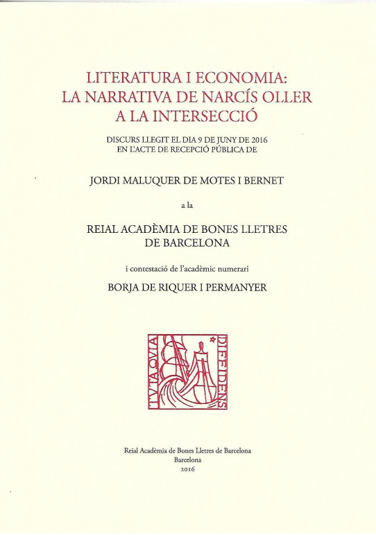 LITERATURA I ECONOMIA: LA NARRATIVA DE NARCIS OLLER A LA INTERSECCIO