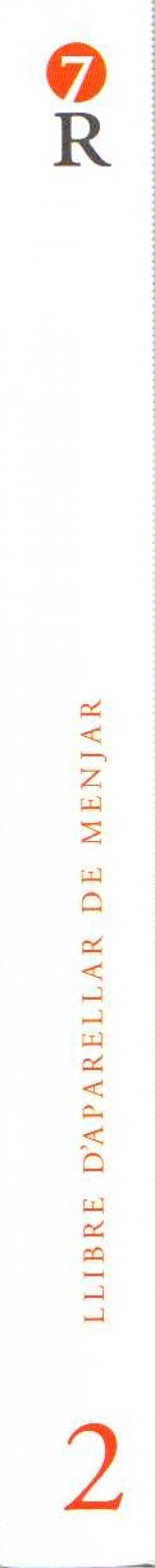 LLIBRE D'APARELLAR DE MENJAR
