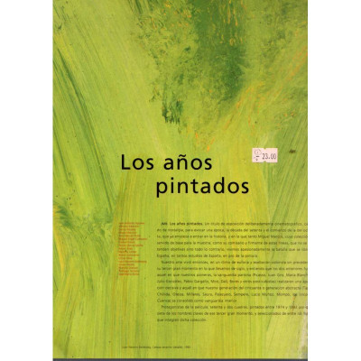 Los años pintados / Juan Manuel Bonet
