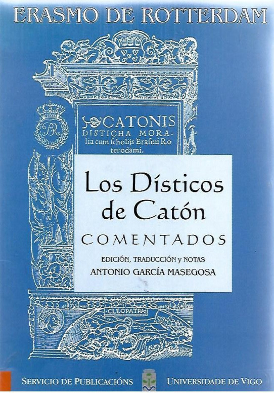 LOS DÍSTICOS DE CATÓN COMENTADOS