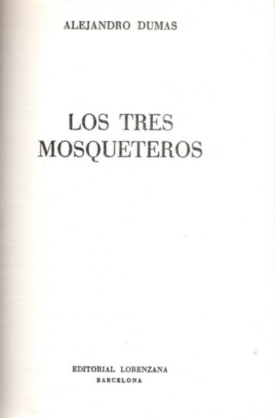 LOS TRES MOSQUETEROS
