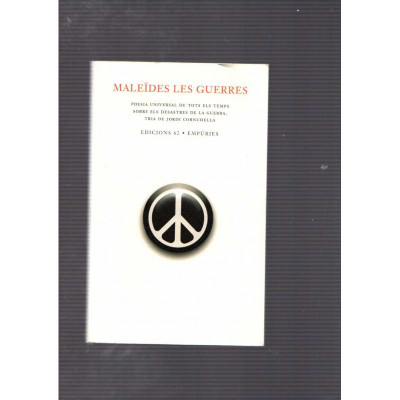 Maleïdes les guerres / Tria de Jordi Cornudella