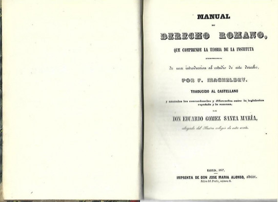 MANUAL DE DERECHO ROMANO