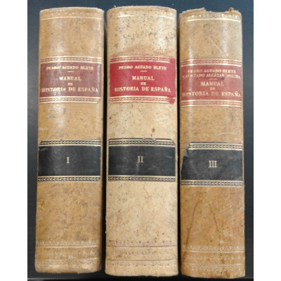 Manual de historia de España / Pedro Aguado Bleye