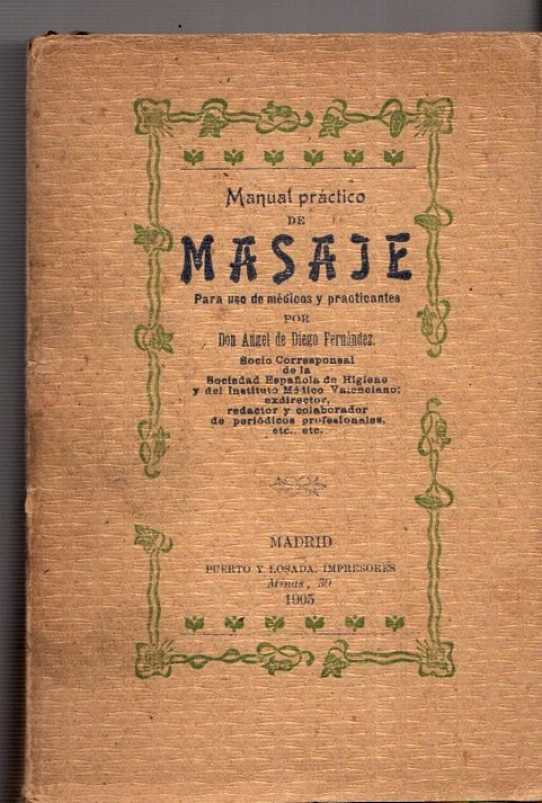 MANUAL DE MASAJE para uso de mèdicos y practicantes