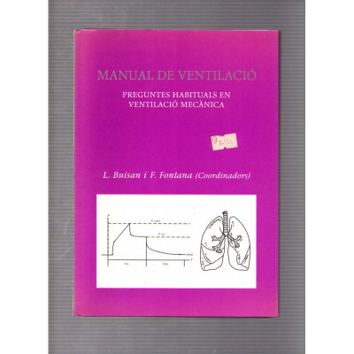 Manual de ventilación / Preguntes habituals en ventilació mecànica / L. Buisan y F. Fontana