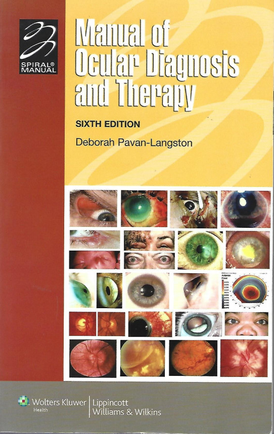 MANUAL OF OCULAR DIAGNOSIS AND THERAPY
