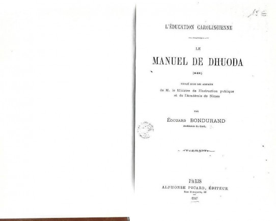 MANUEL DE DHUODA