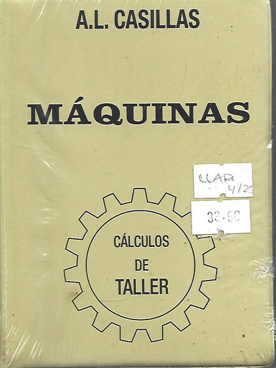 MAQUINAS. Cálculos de taller